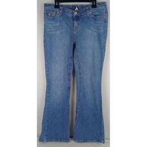 American Star Women's M Stretch Denim Boot Cut Elastic Back Jeans